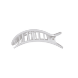 [Teleties] Flat Round Hair Clip | White Polka Dot Party | Medium - The Pink Pineapple 850