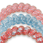 [Teleties] Freedom to Sparkle Large Coil Hair Ties - The Pink Pineapple 850
