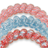 [Teleties] Freedom to Sparkle Large Coil Hair Ties - The Pink Pineapple 850