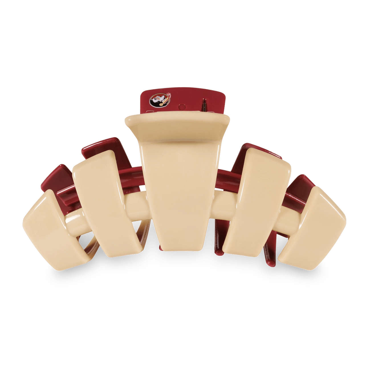 [Teleties] FSU Clip Large – Garnet & Gold - The Pink Pineapple 850