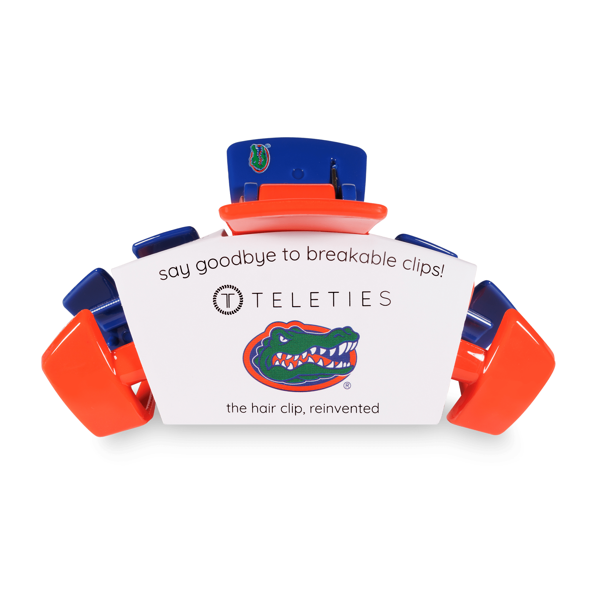 [Teleties] Go Gators! Large Claw Hair Clip - The Pink Pineapple 850
