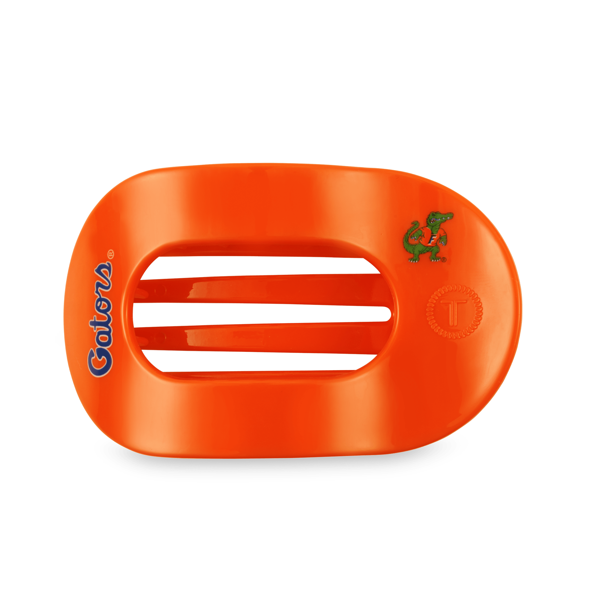 [Teleties] Go Gators! Large Flat Round Hair Clip - The Pink Pineapple 850