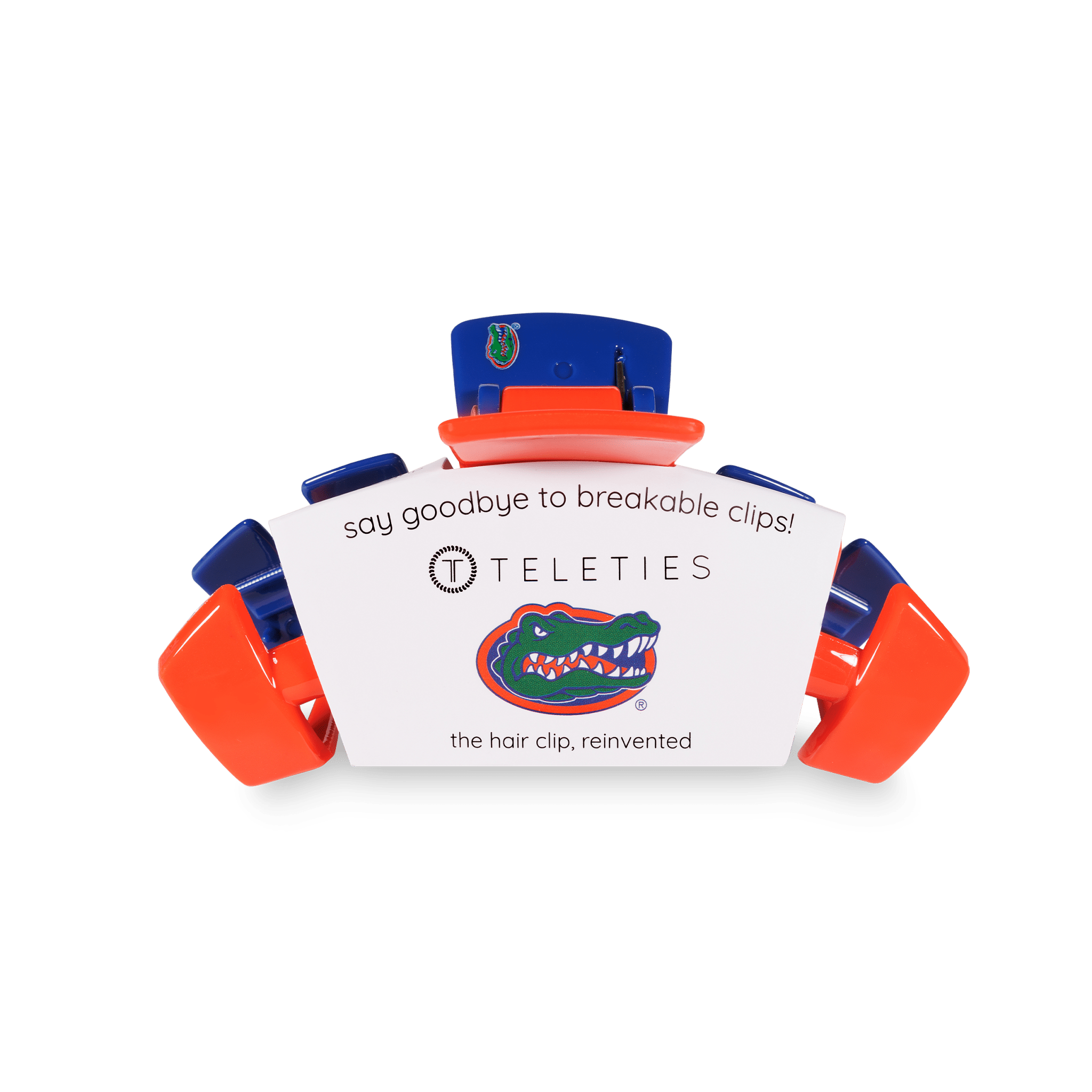 [Teleties] Go Gators! Medium Claw Hair Clip - The Pink Pineapple 850