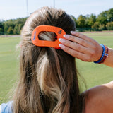 [Teleties] Go Gators! Medium Flat Round Hair Clip - The Pink Pineapple 850