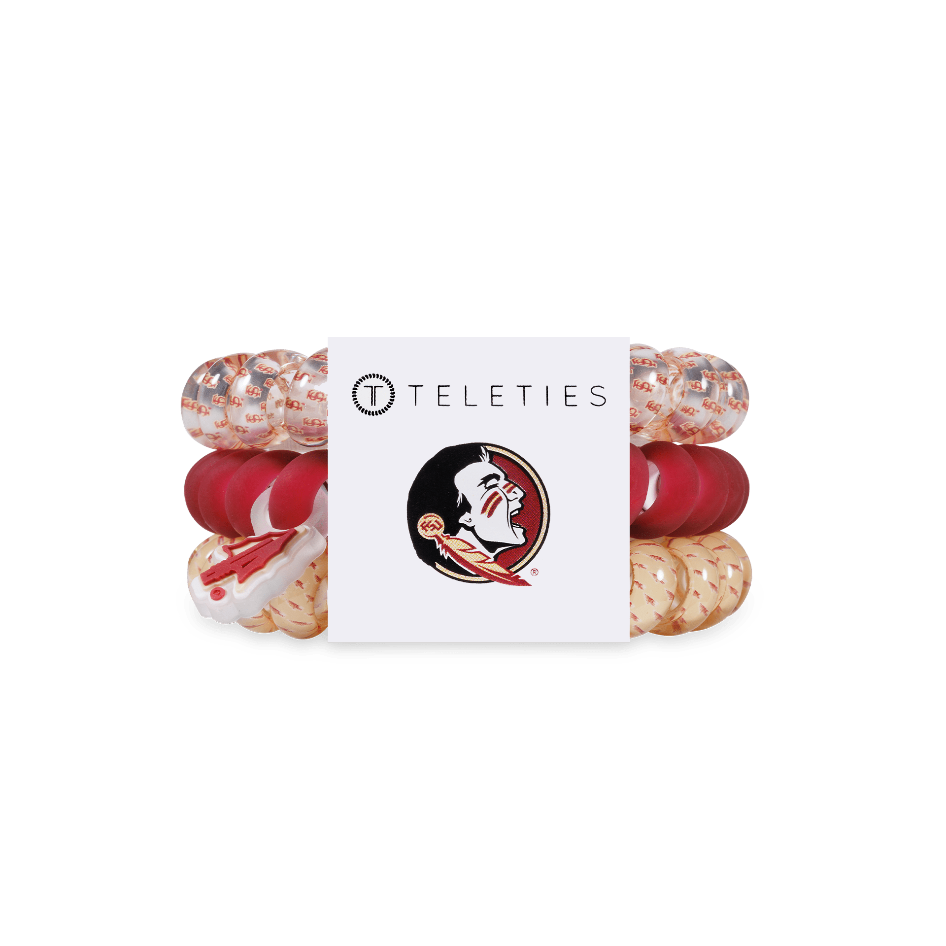 [Teleties] Hair Ties | Large | Go Noles! - The Pink Pineapple 850