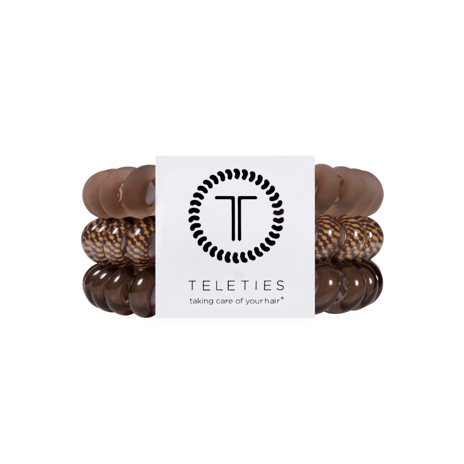 [Teleties] Morning Brew Large Hair Ties - The Pink Pineapple 850