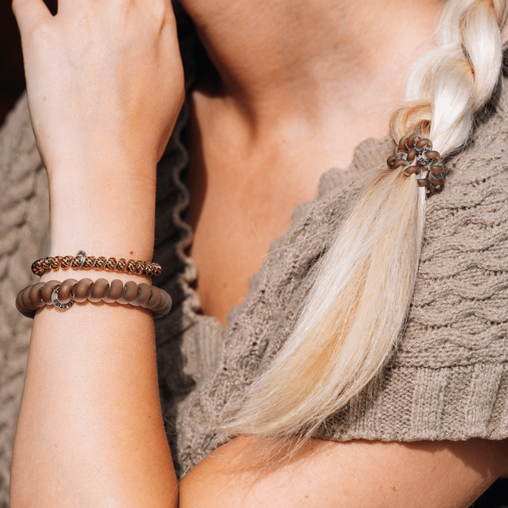 [Teleties] Morning Brew Small Hair Ties - The Pink Pineapple 850