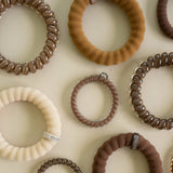 [Teleties] Morning Brew Small Hair Ties - The Pink Pineapple 850