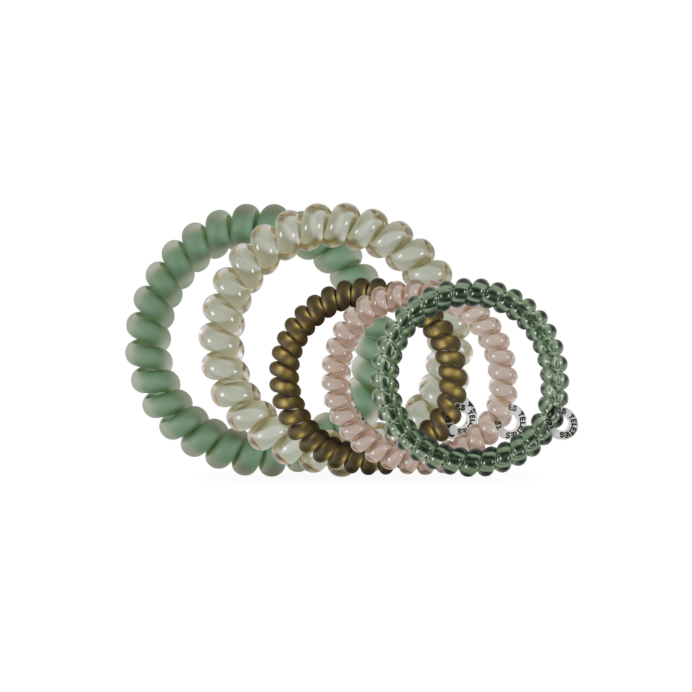[Teleties] Mossy Moments Mix Pack Hair Ties - The Pink Pineapple 850
