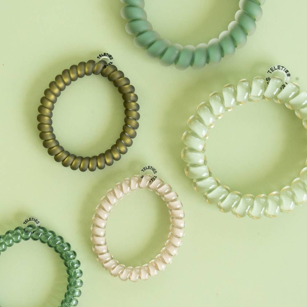 [Teleties] Mossy Moments Mix Pack Hair Ties - The Pink Pineapple 850