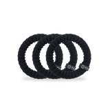 [Teleties] Nylon Hair Ties | Small | Jet Black - The Pink Pineapple 850