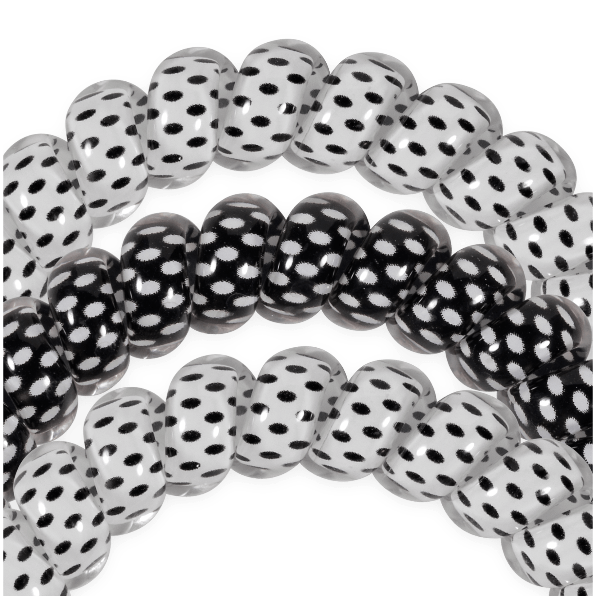[Teleties] Polka Dot Party Large Hair Ties - The Pink Pineapple 850