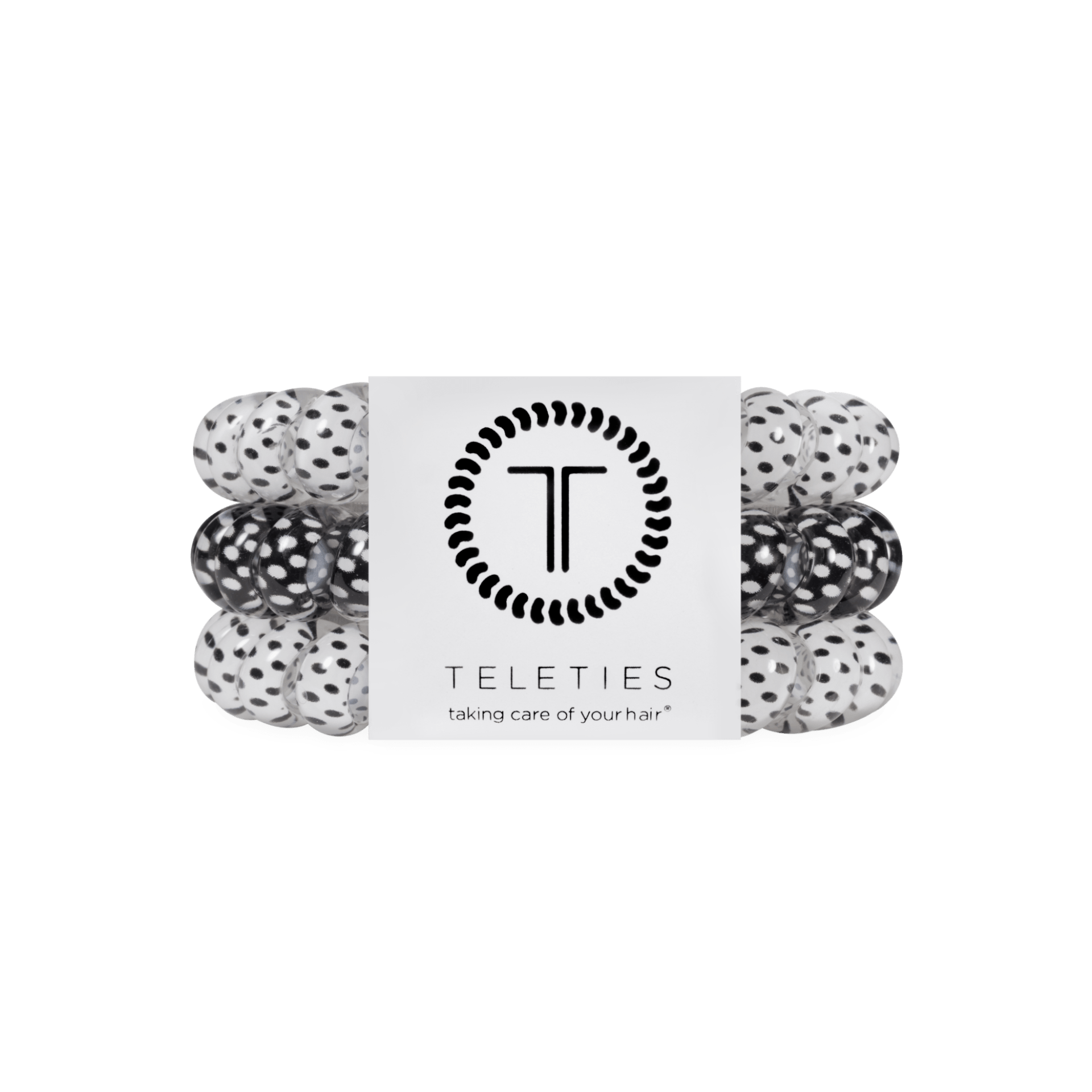 [Teleties] Polka Dot Party Large Hair Ties - The Pink Pineapple 850