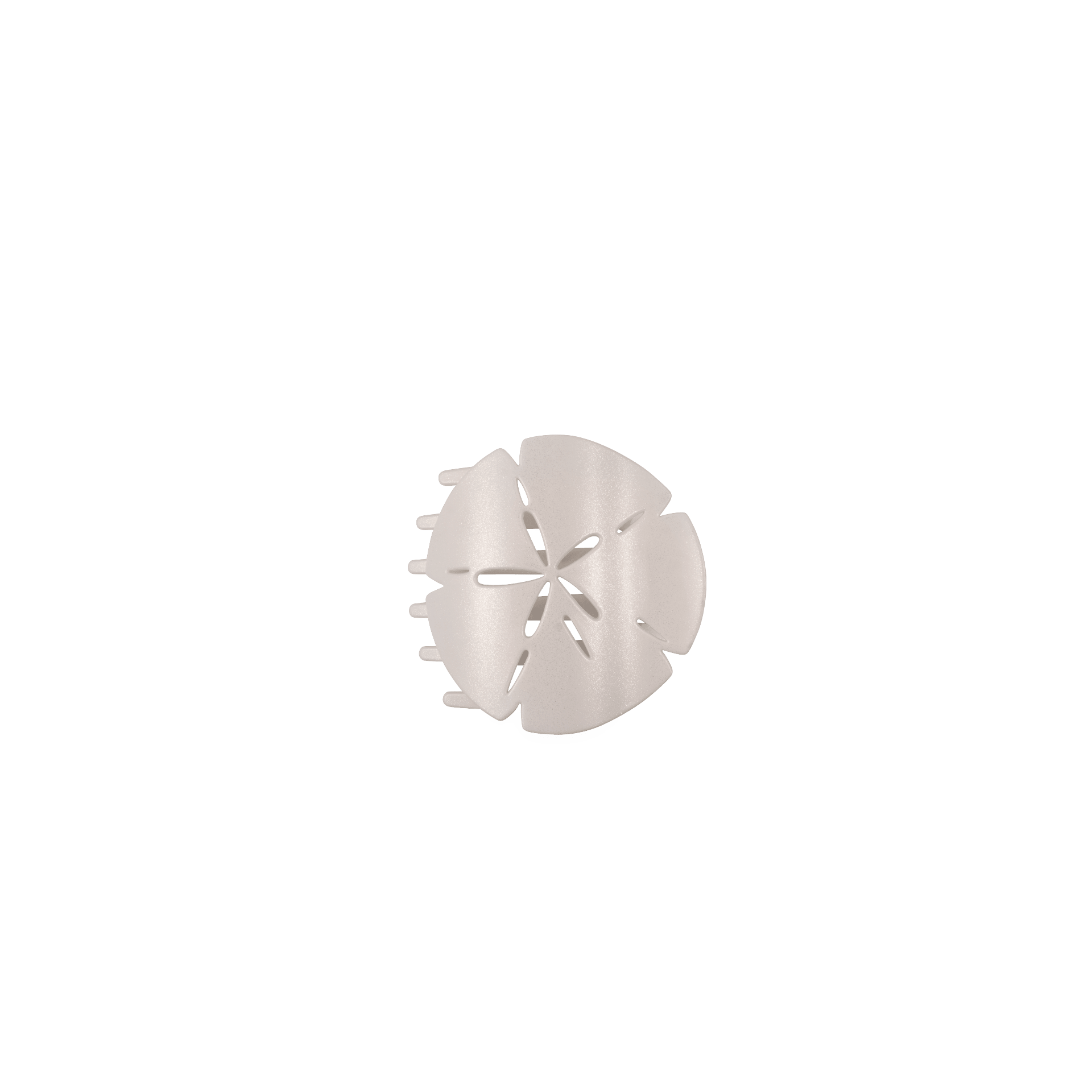 [Teleties] Sand Dollar Flat Hair Clip in Tiny - The Pink Pineapple 850