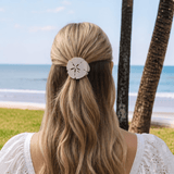 [Teleties] Sand Dollar Flat Hair Clip in Tiny - The Pink Pineapple 850