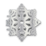 [TELETIES] Snowflake Flat Hair Clip - The Pink Pineapple 850