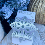 [TELETIES] Snowflake Flat Hair Clip - The Pink Pineapple 850