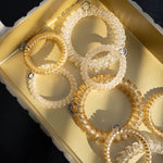 [TELETIES] Spiral Hair Coils – Large Luxury Living - The Pink Pineapple 850