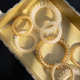 [TELETIES] Spiral Hair Coils – Large Luxury Living - The Pink Pineapple 850