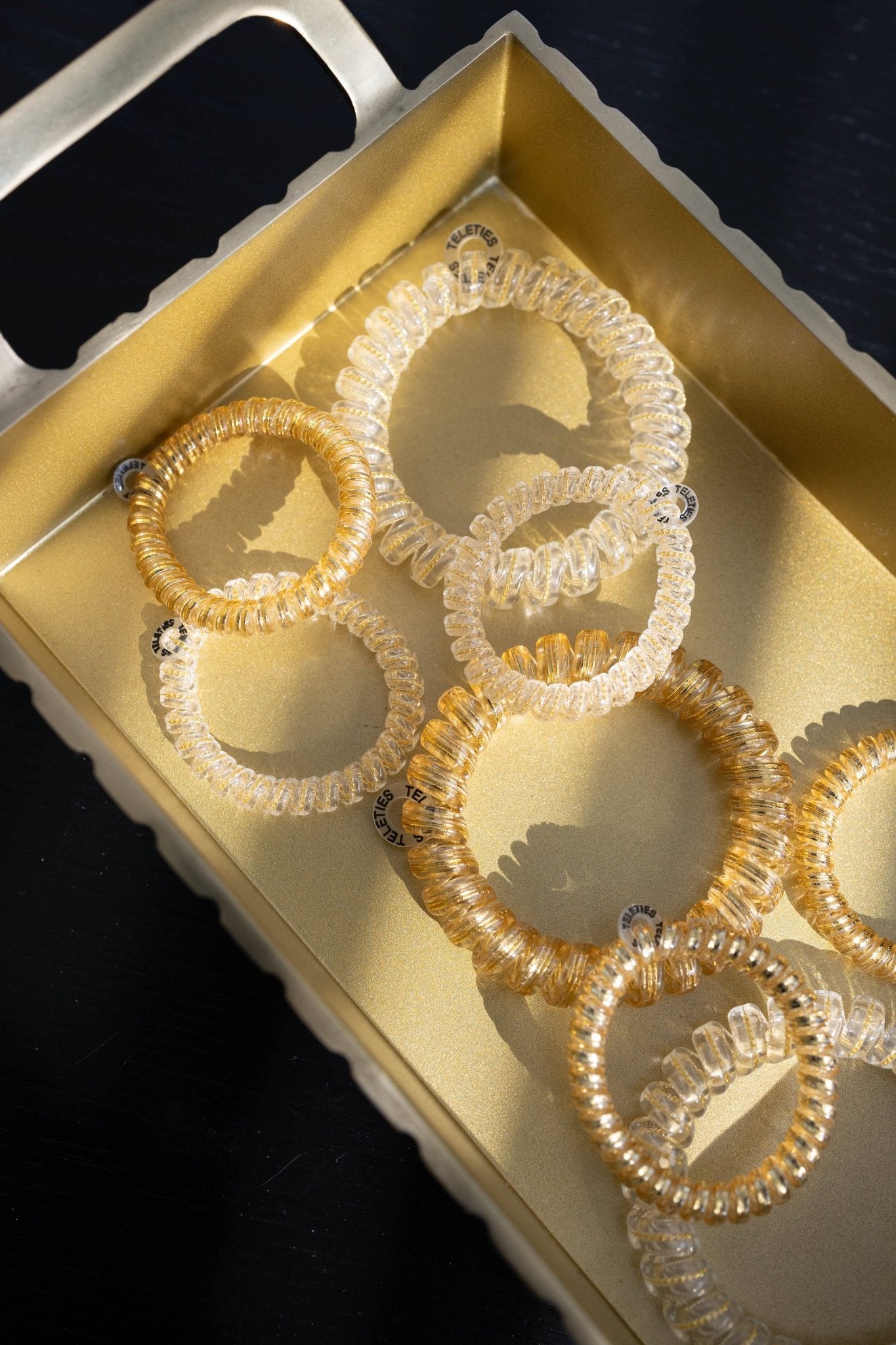 [TELETIES] Spiral Hair Coils – Large Luxury Living - The Pink Pineapple 850