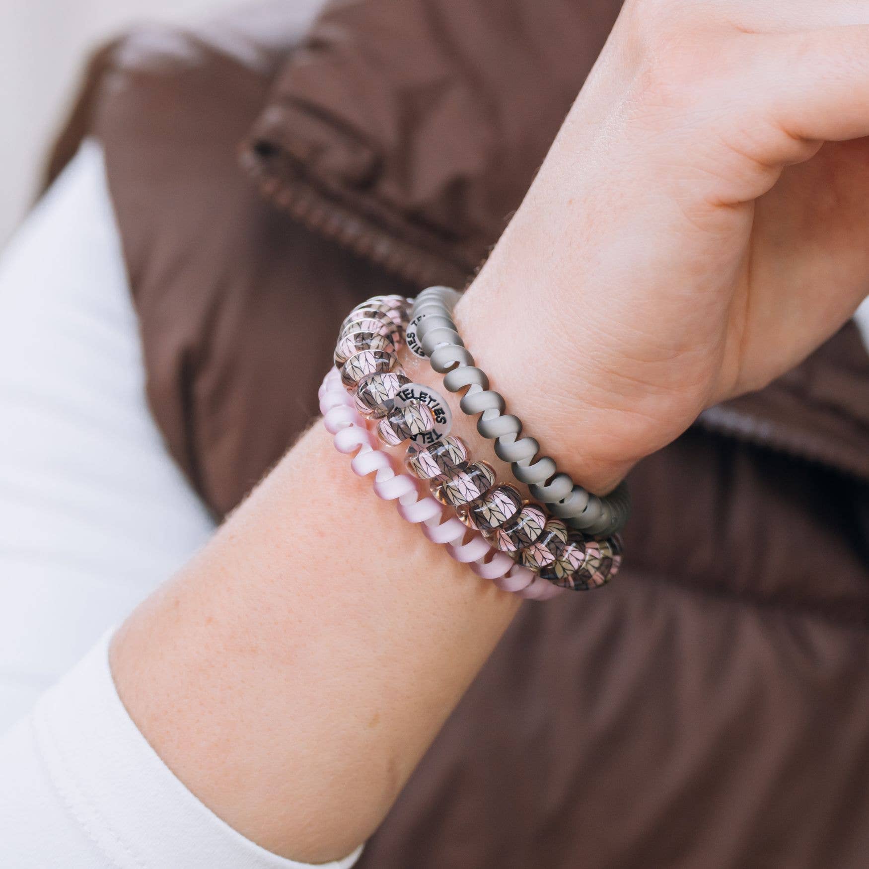 [TELETIES] Spiral Hair Coils – Large Sage It Ain’t So - The Pink Pineapple 850