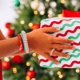 [Teleties] Spiral Hair Coils | Large | Santa Baby Hair Ties - The Pink Pineapple 850