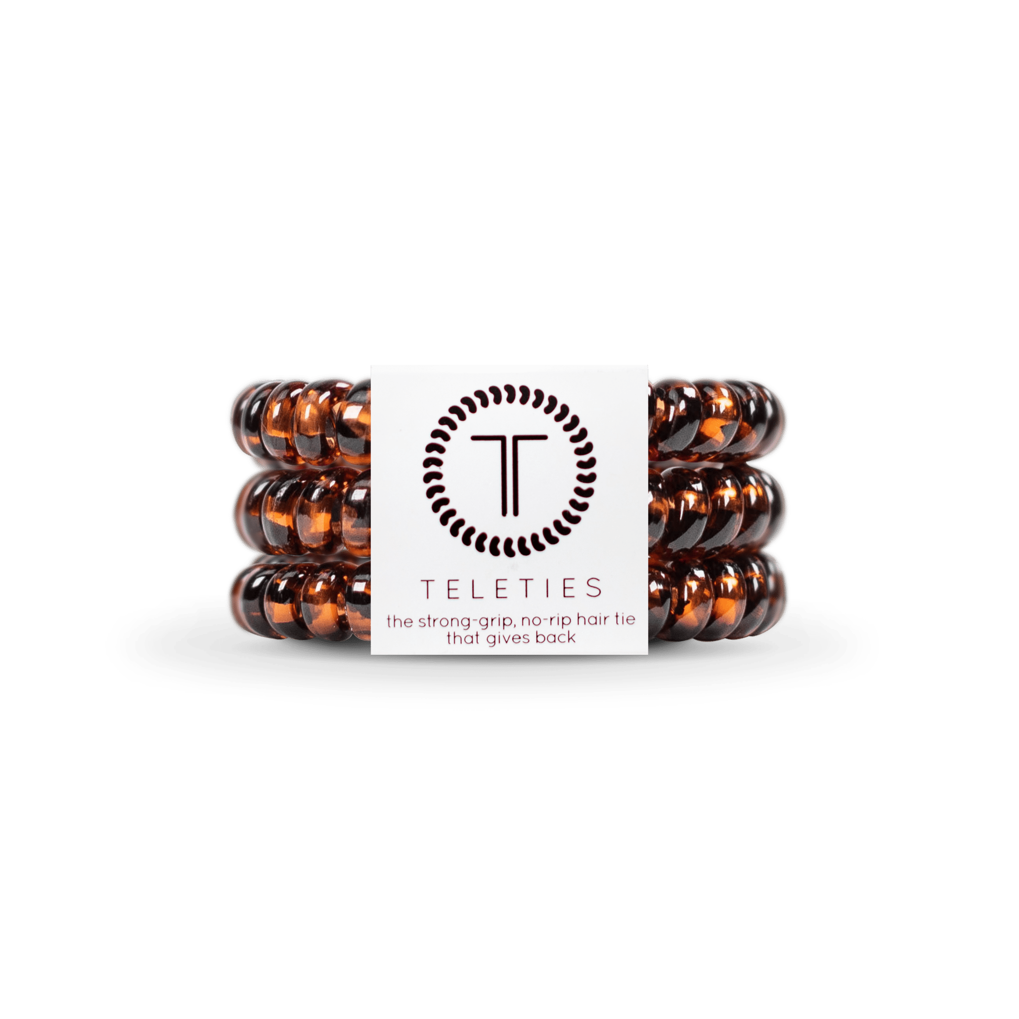 [TELETIES] Spiral Hair Coils – Small Tortoise - The Pink Pineapple 850