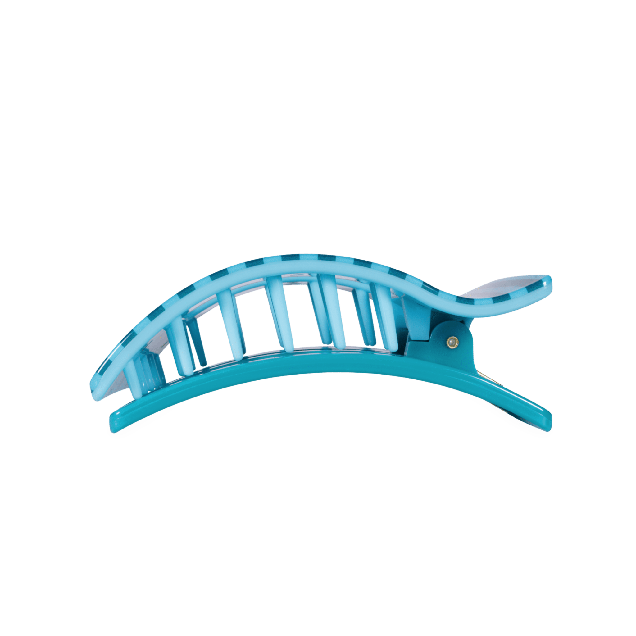 [TELETIES] Splash Zone Large Flat Rectangle Hair Clip - The Pink Pineapple 850