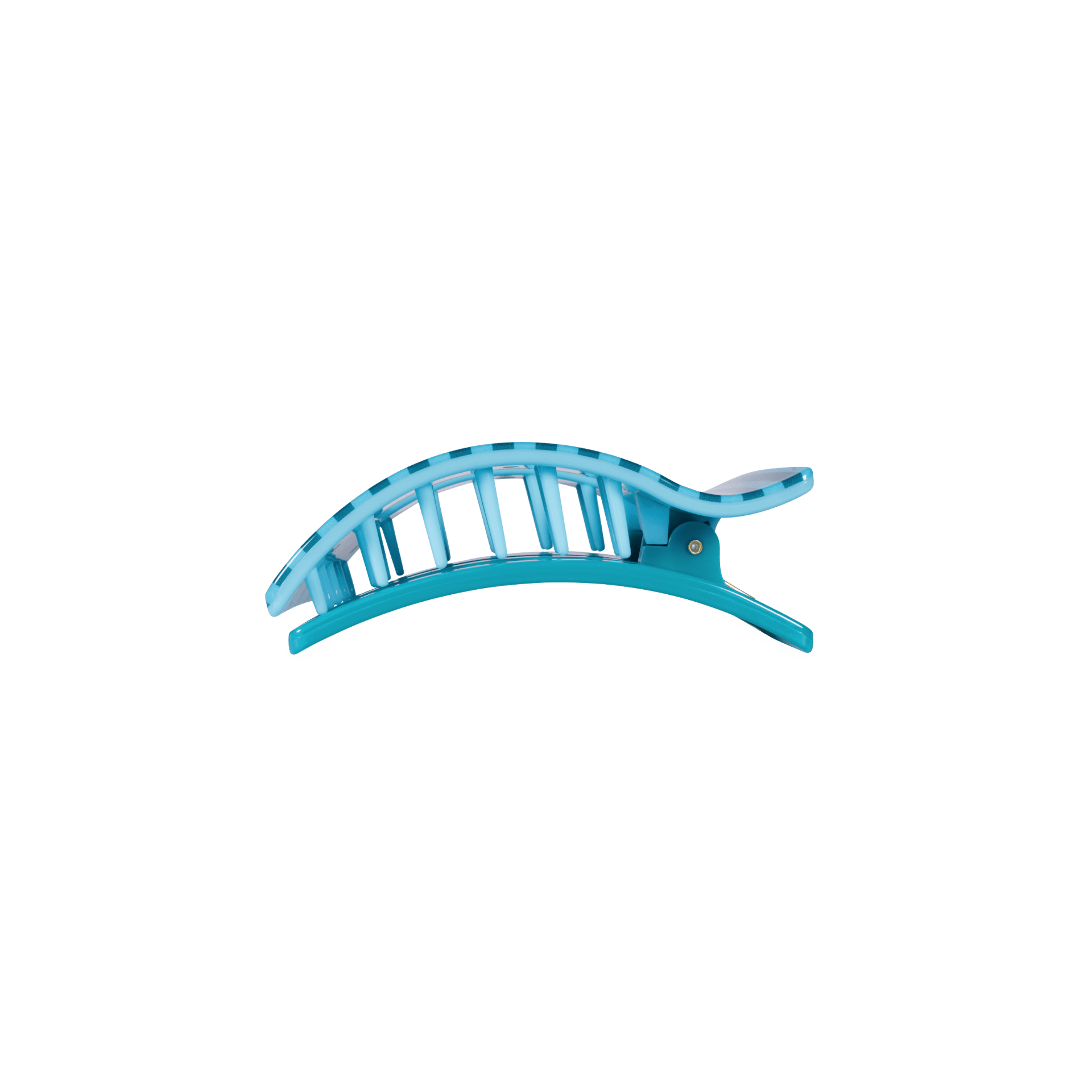 [TELETIES] Splash Zone Small Flat Rectangle Hair Clip - The Pink Pineapple 850