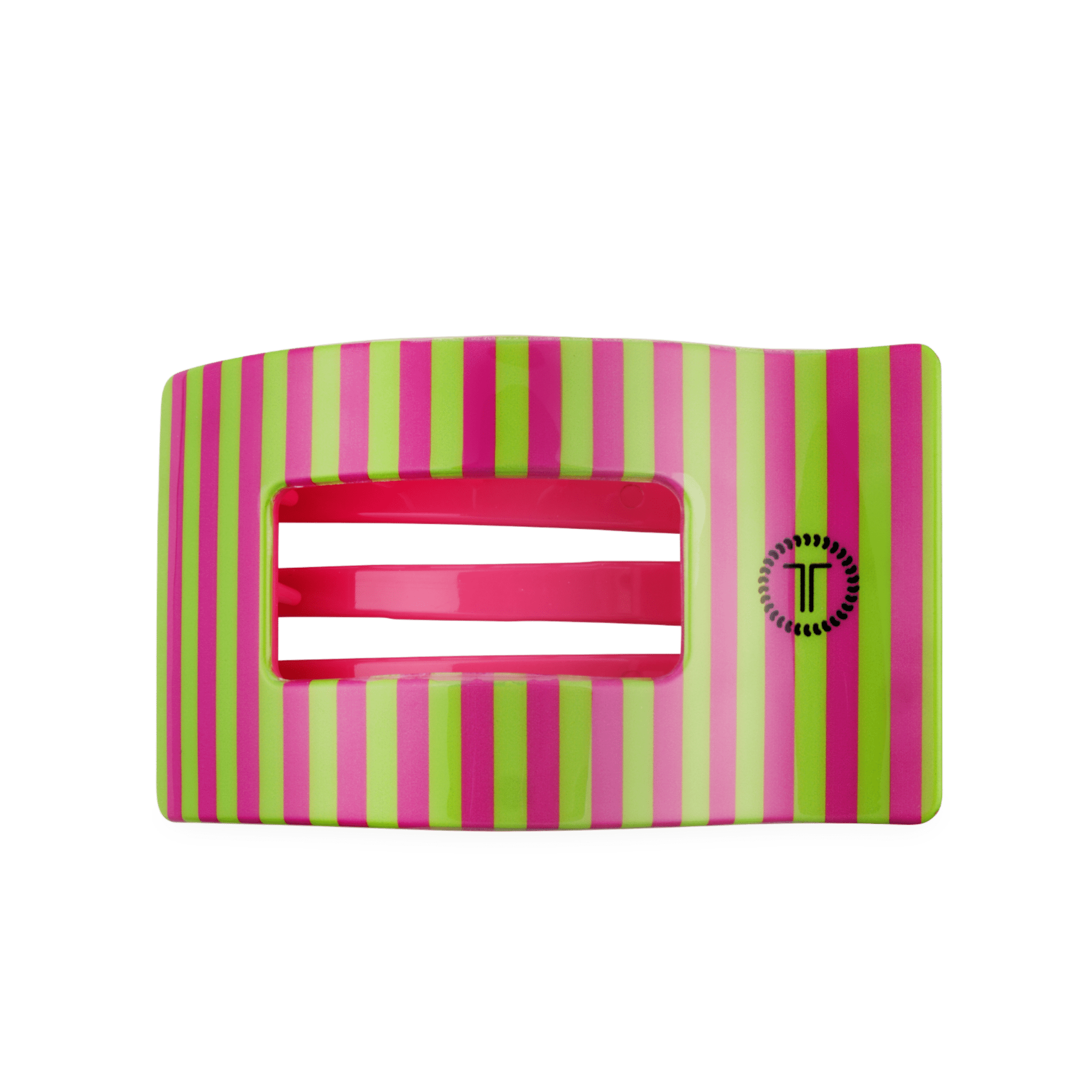 [TELETIES] Summer Crush Large Flat Rectangle Hair Clip - The Pink Pineapple 850