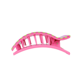 [TELETIES] Summer Crush Large Flat Rectangle Hair Clip - The Pink Pineapple 850