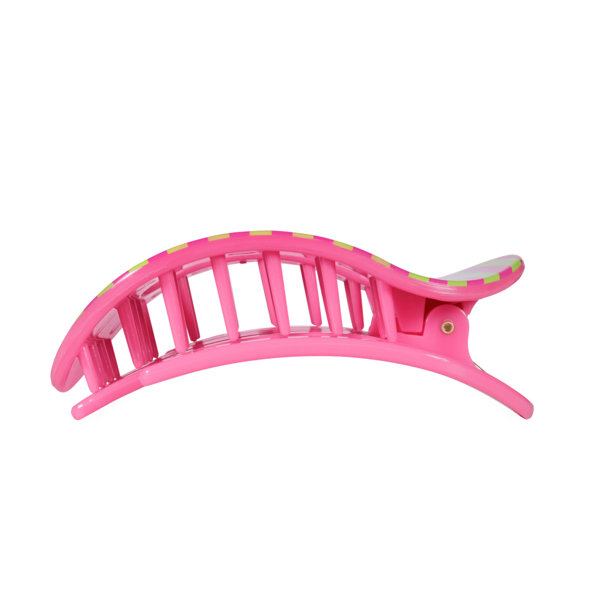 [TELETIES] Summer Crush Large Flat Round Hair Clip - The Pink Pineapple 850