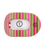 [TELETIES] Summer Crush Large Flat Round Hair Clip - The Pink Pineapple 850