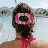 [TELETIES] Summer Crush Large Flat Round Hair Clip - The Pink Pineapple 850