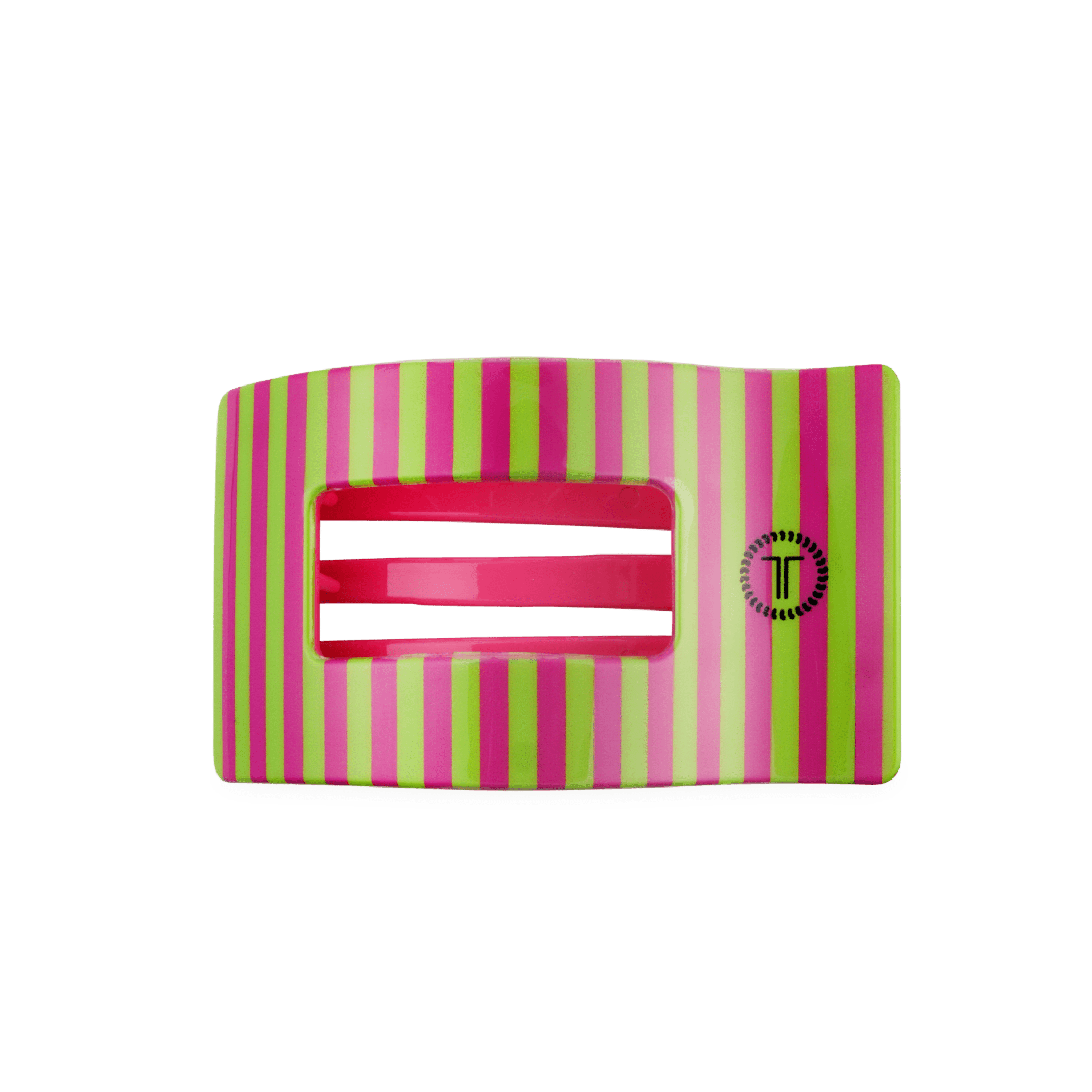 [TELETIES] Summer Crush Medium Flat Rectangle Hair Clip - The Pink Pineapple 850