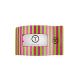 [TELETIES] Summer Crush Medium Flat Rectangle Hair Clip - The Pink Pineapple 850
