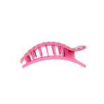 [TELETIES] Summer Crush Medium Flat Rectangle Hair Clip - The Pink Pineapple 850