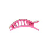 [TELETIES] Summer Crush Medium Flat Rectangle Hair Clip - The Pink Pineapple 850