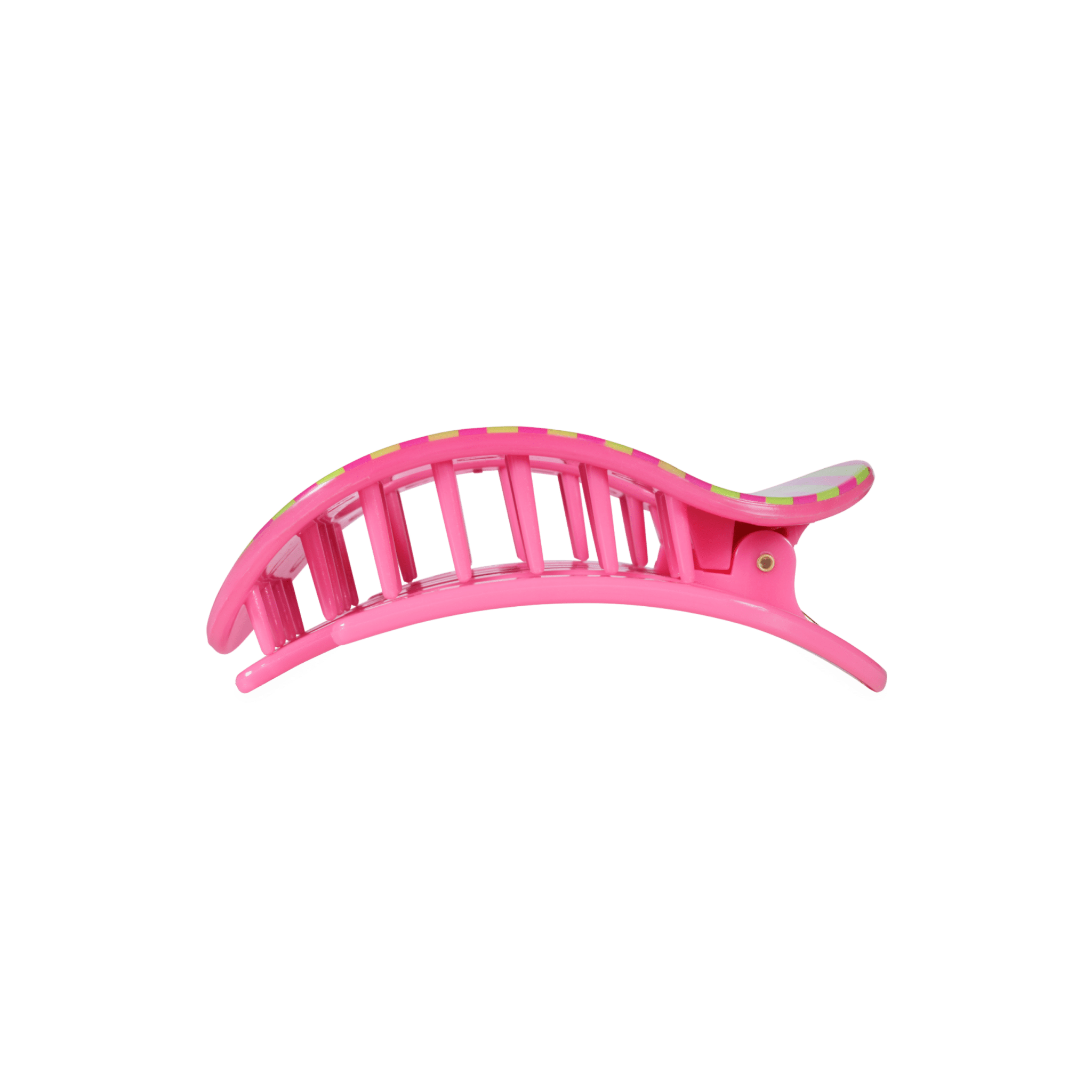 [TELETIES] Summer Crush Medium Flat Round Hair Clip - The Pink Pineapple 850
