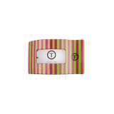 [TELETIES] Summer Crush Small Flat Rectangle Hair Clip - The Pink Pineapple 850