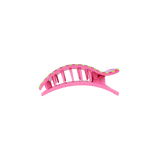 [TELETIES] Summer Crush Small Flat Rectangle Hair Clip - The Pink Pineapple 850