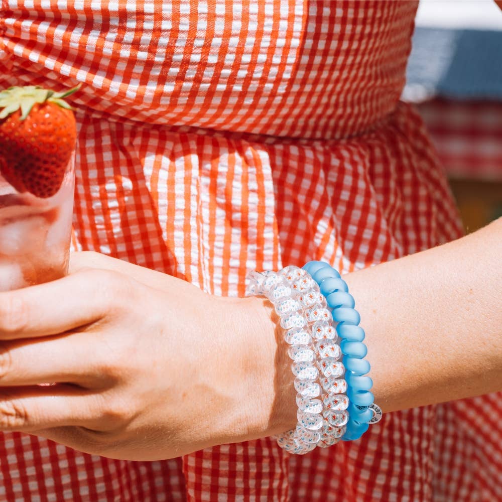 [Teleties] Sweet Liberty Large Hair Ties - The Pink Pineapple 850
