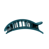 [Teleties] Teal With It Large Flat Round Hair Clip - The Pink Pineapple 850