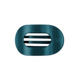 [Teleties] Teal With It Medium Flat Round Hair Clip - The Pink Pineapple 850
