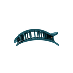 [Teleties] Teal With It Medium Flat Round Hair Clip - The Pink Pineapple 850