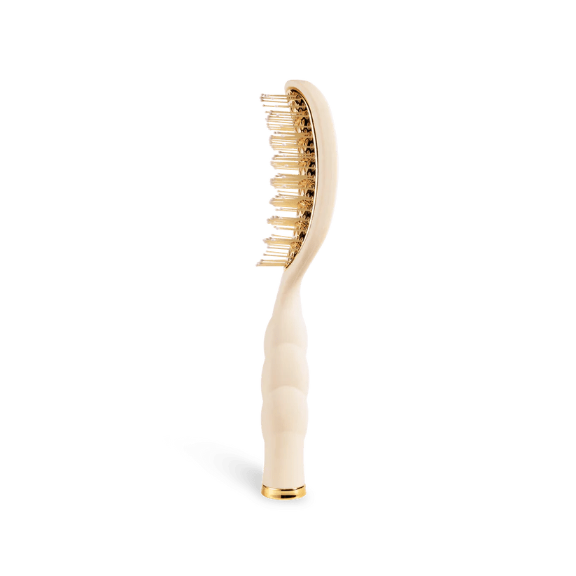 [Teleties] Vented Hair Brush in Tan - The Pink Pineapple 850