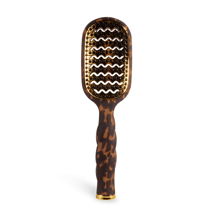 [Teleties] Vented Hair Brush in Tortoise - The Pink Pineapple 850