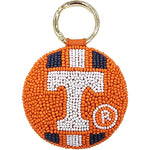 Tennessee Vols Beaded Keychain - The Pink Pineapple 850