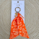 Tennessee Vols Logo Bandana Bag Charm - The Pink Pineapple 850