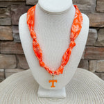Tennessee Vols Logo Bandana Scarf Necklace - The Pink Pineapple 850